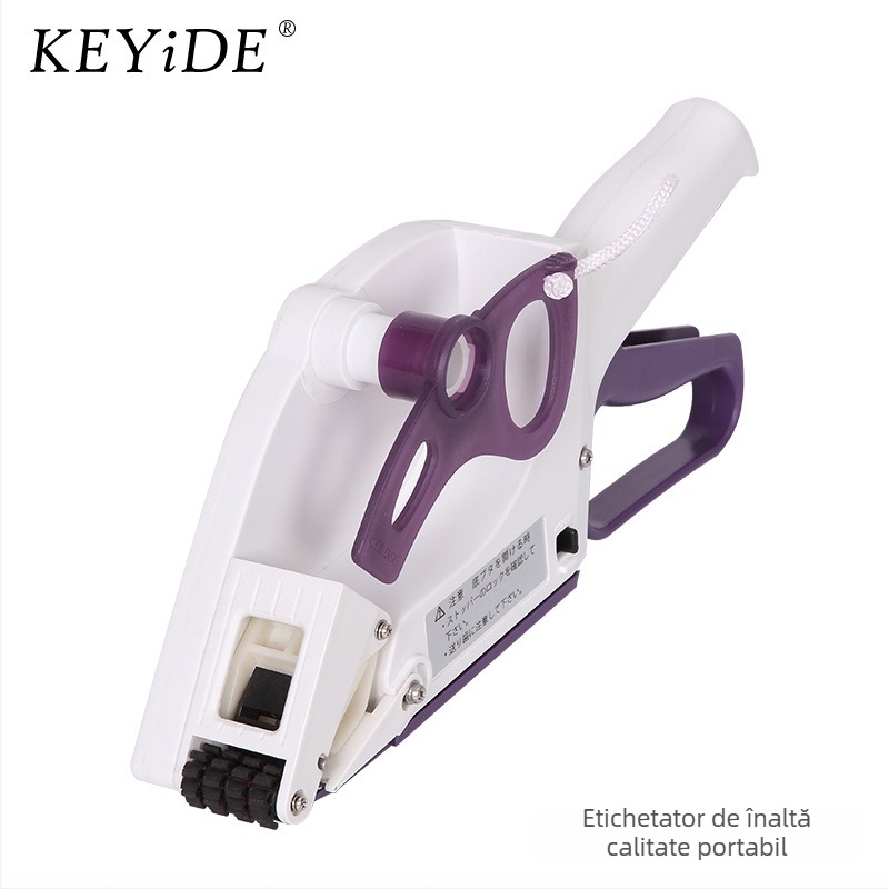 KEYiDE YH-30 mașină de etichetare portabilă, etichetare manuală cu cod de bare, greutate 0,6 kg, pentru etichete lățime 15–45 mm și înălțime 25–45 mm