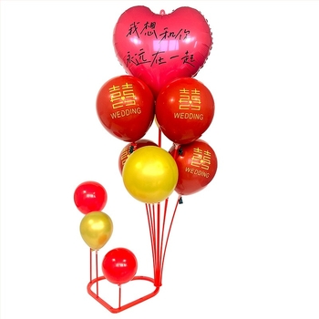 Suport de baloane pentru masă cu coloană — plastic, brand Xi Xiaolin, destinat interiorului, evenimente sportive