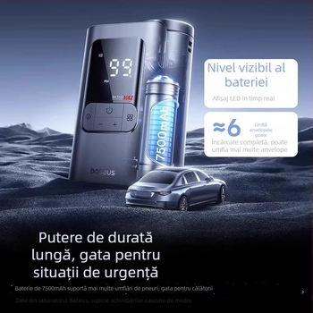 Baseus Gotrip VA1 Mini pompă de aer fără fir pentru mașini și vehicule electrice