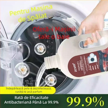 Curățitor pentru mașina de spălat – lichid pentru curățare profundă, universal pentru tambur și pulsator, CY-05, 600 ml, dezinfectare și îndepărtare a petelor