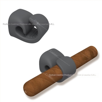 Suport magnetic din silicon pentru trabucuri, rack portabil pentru exterior, clemă de depozitare, personalizabil (SBR + mărgele + EVA)