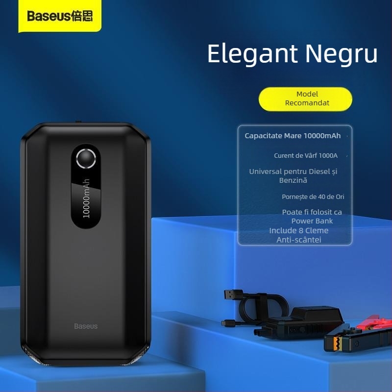 Baseus starter de urgență auto 12V și power bank exterior
