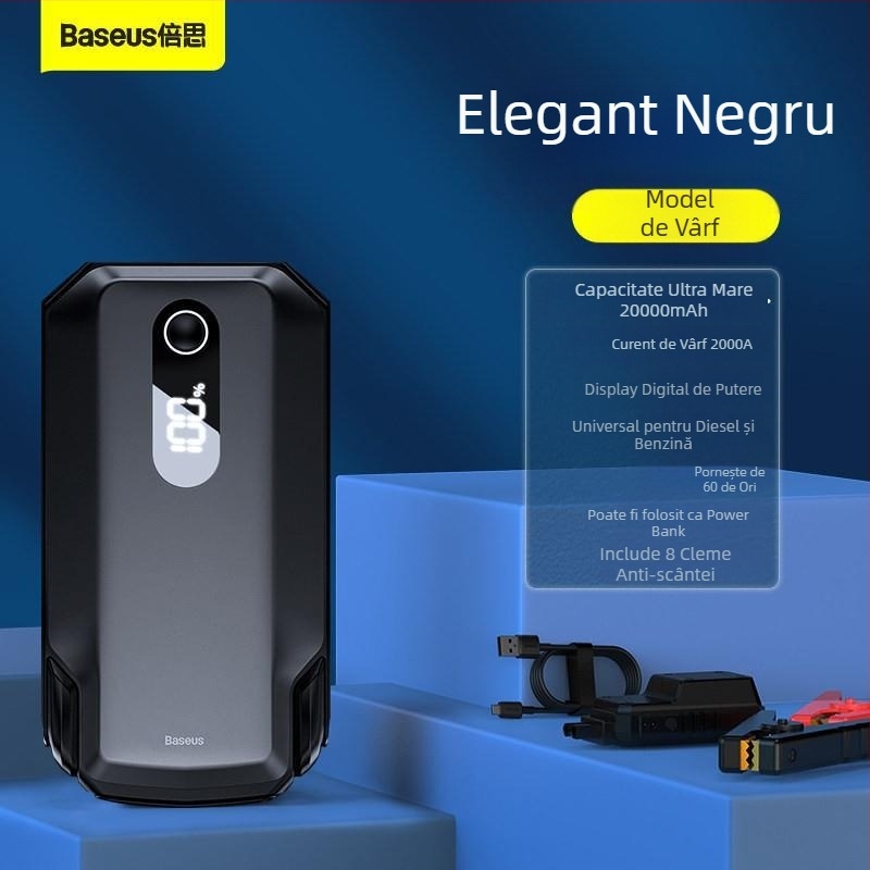 Baseus starter de urgență auto 12V și power bank exterior