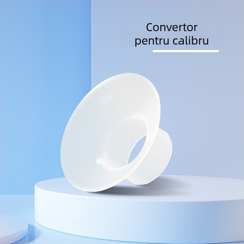 Kit de accesorii Difking din silicon pentru pompă de sân cu valve duckbill, membrană anti-vărsare, adaptor de calibru și design hands-free