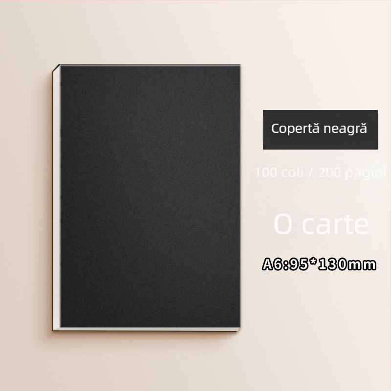 Mesibo/meishubao 200 file de foi goale, bloc de notițe despărțibil, neadezive, în formă de cărămidă din hârtie