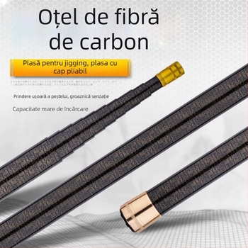 Undiță de pescuit marin, din fibră de carbon, fixă