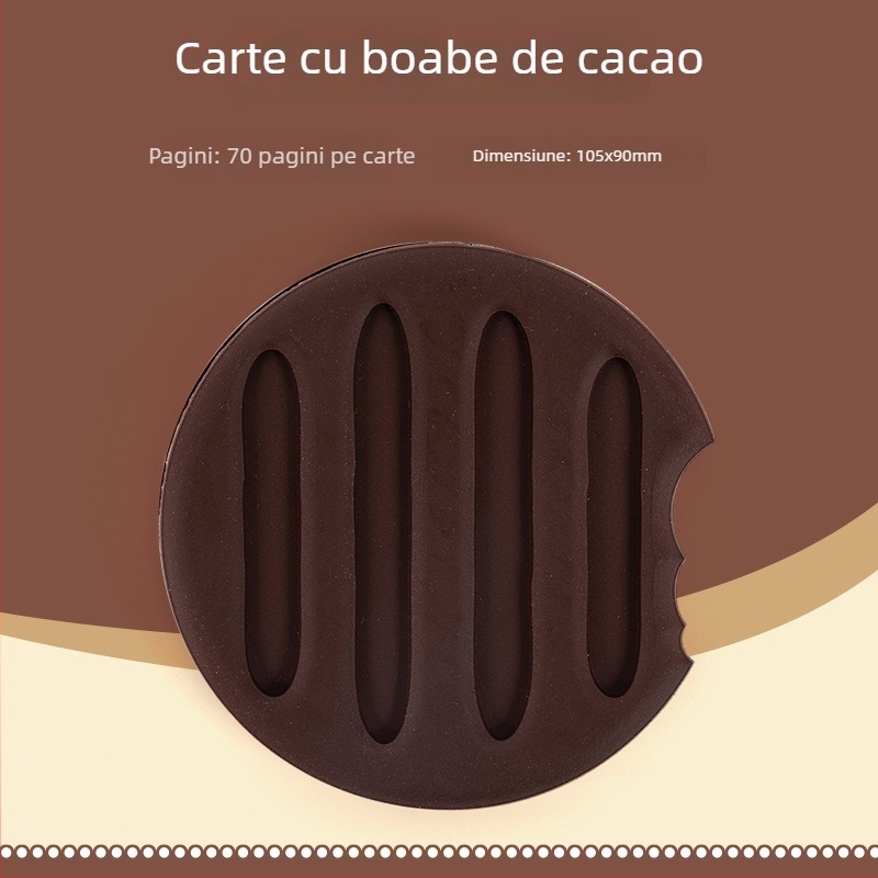 Bloc de notițe în formă de biscuit cu aromă de lapte, pentru notițe distractive
