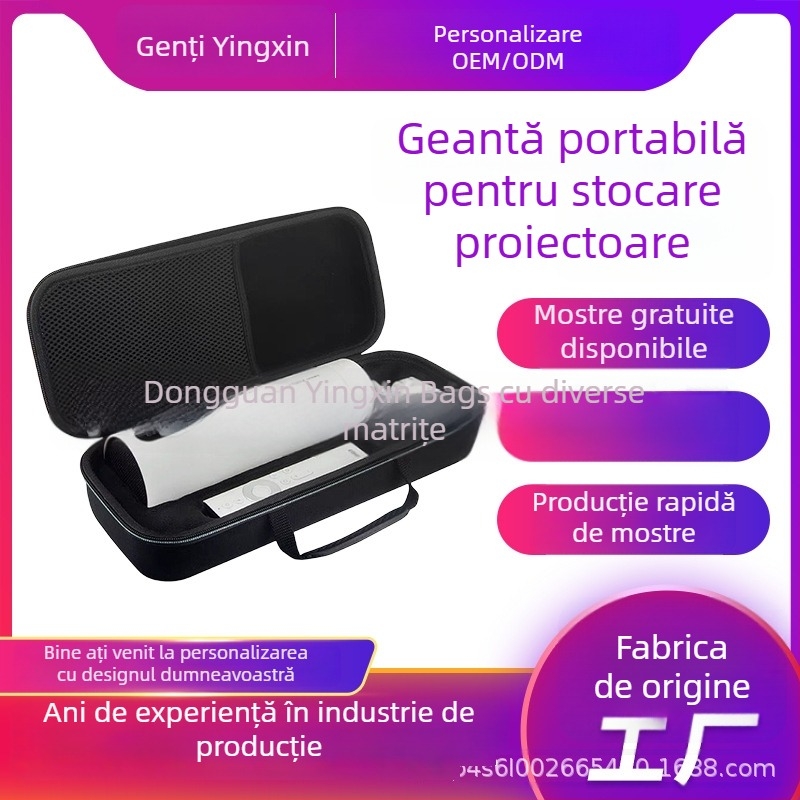 Husă de depozitare pentru proiector – carcasă EVA rigidă, compatibilă cu P3S, ambalaj impermeabil, personalizare disponibilă
