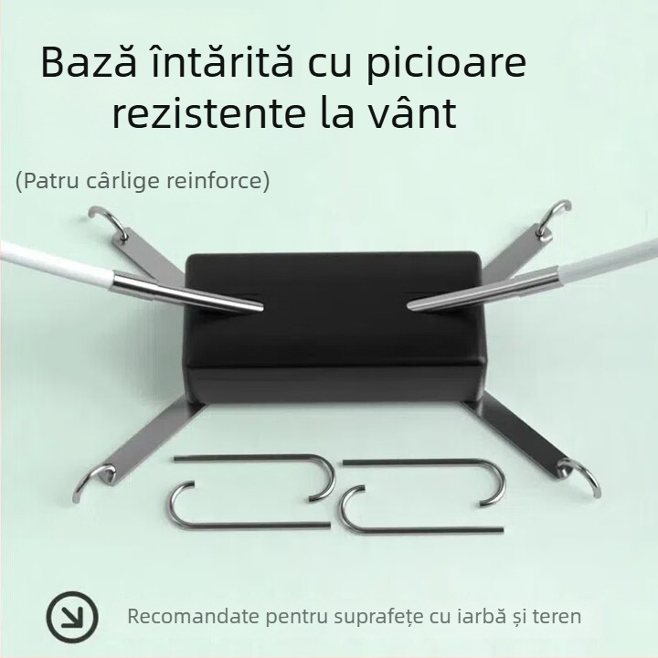Cadru de plasă badminton – portabil, pliabil, pentru interior și exterior, asamblare ușoară, durabil pentru antrenamente