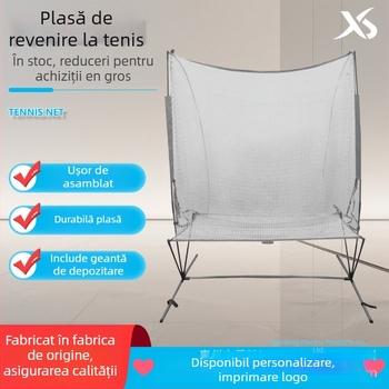 Stativ de tenis pentru antrenament, construcție din poliester, greutate 4,2 kg, potrivit pentru tenis de masă și badminton