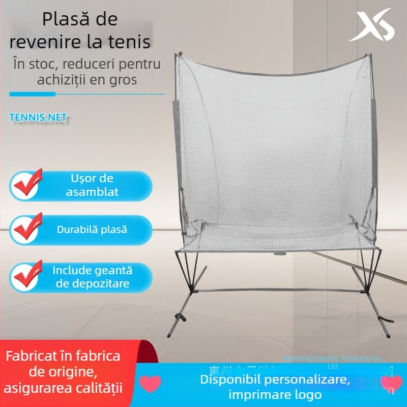 Stativ de tenis pentru antrenament, construcție din poliester, greutate 4,2 kg, potrivit pentru tenis de masă și badminton