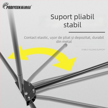 Suport portabil pentru plasă de badminton — înălțime reglabilă, compatibil cu plase de badminton, volei, tenis, pickleball și fotbal; plasă din Tetoron poliester fără noduri, ochiuri dense, cusătură 600D Oxford