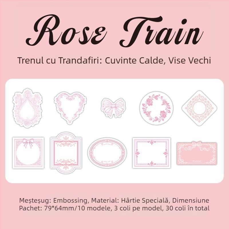 Infeel.Me hârtie specială pentru notițe cu imprimare litografică – hârtie cu margine dantelată, scriere posibilă; Brand: Infeel.Me; Material: Hârtie specială; Stil: Modern și simplu; Proces: Tipărire; Autorizare IP: Nu