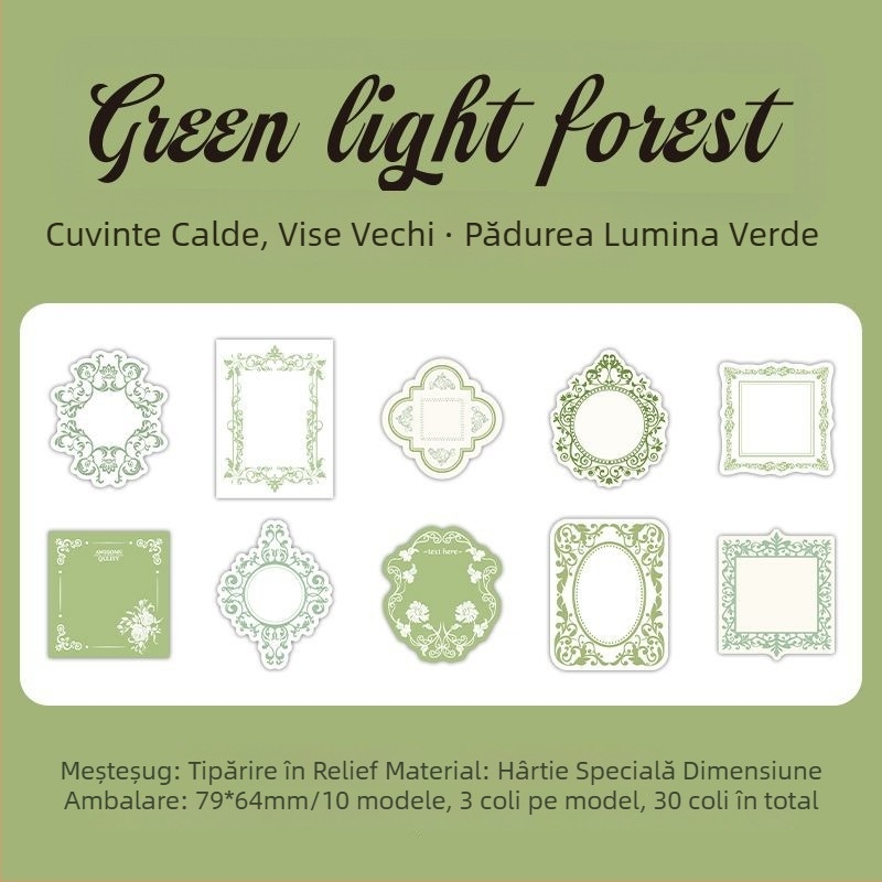 Infeel.Me hârtie specială pentru notițe cu imprimare litografică – hârtie cu margine dantelată, scriere posibilă; Brand: Infeel.Me; Material: Hârtie specială; Stil: Modern și simplu; Proces: Tipărire; Autorizare IP: Nu