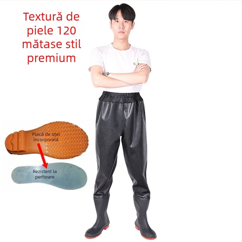 Poncă pentru adulți, PVC gros, strat impermeabil cu PU adeziv, echipament de ploaie pentru ciclism