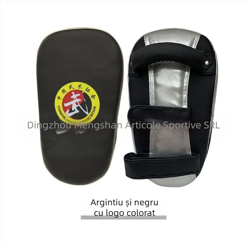 Țintă curbată pentru antrenament de box, Muay Thai și Taekwondo – material PU, design vertical, model 40, greutate 400 g