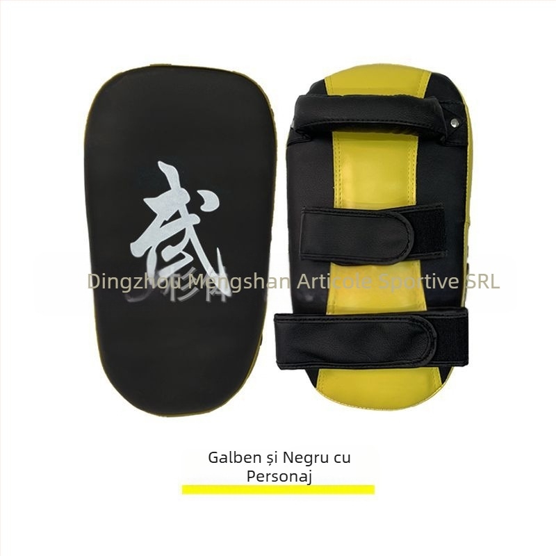 Țintă curbată pentru antrenament de box, Muay Thai și Taekwondo – material PU, design vertical, model 40, greutate 400 g