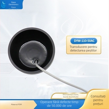 Senzor ultrasonor pentru detectarea peștilor, sonar wireless, modul intern (Model: DYW-110-50AC; Frecvență: 110 kHz)