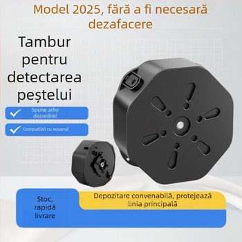 Tambur de pescuit cu volan de alimentare manual, disc de înfășurare și bază de susținere (50 buc.)