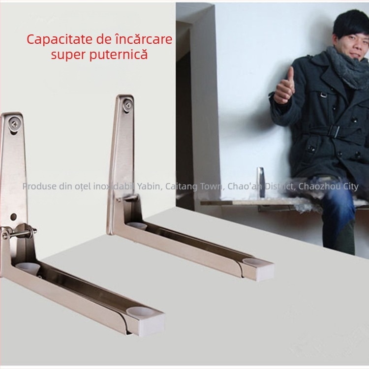 Raft din oțel inoxidabil pentru cuptor cu microunde, model S09, telescopic, 1 nivel, încărcare 100