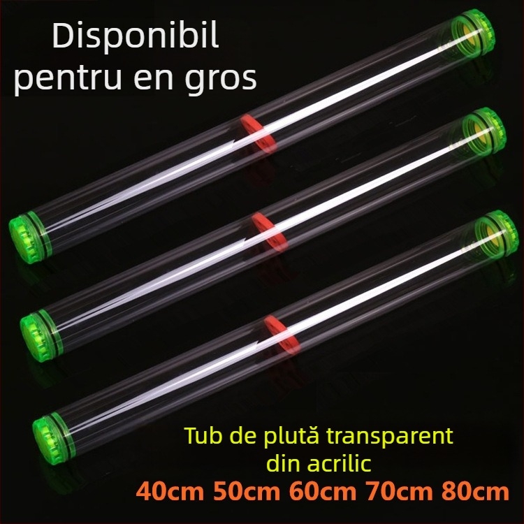 Baril plastic pentru pescuit în aer liber, cu cutie de depozitare – organizator pentru plute