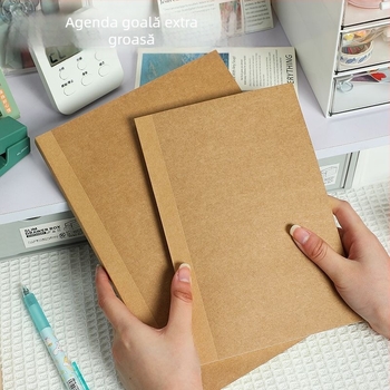 Jurnal de schițe cu copertă din kraft, legare cu sârmă, Dowling hârtie 80 g/m², 100–200 pagini