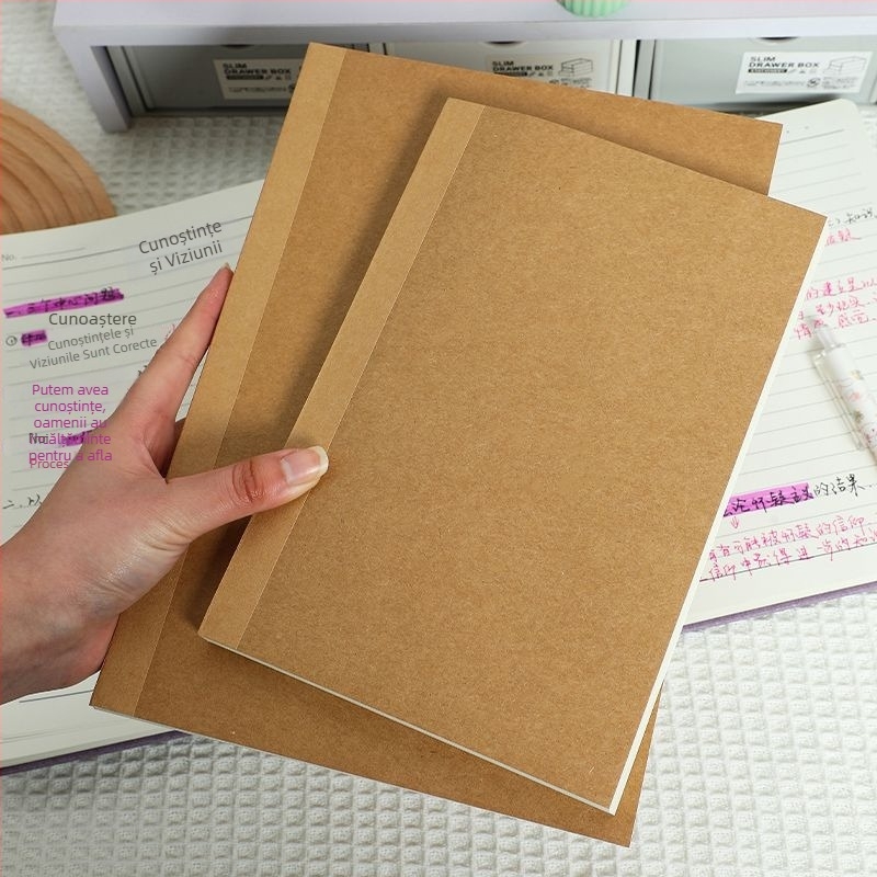 Jurnal de schițe cu copertă din kraft, legare cu sârmă, Dowling hârtie 80 g/m², 100–200 pagini