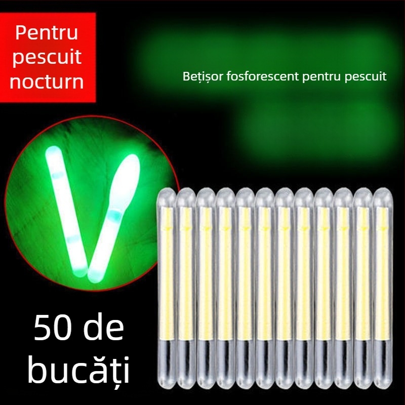Plută de pescuit cu derivaţie verticală – bețișor luminos, plută ultraluminoasă pentru pescuit nocturn, echipament pescuit. Brand: Powerful merchant; Material: Other