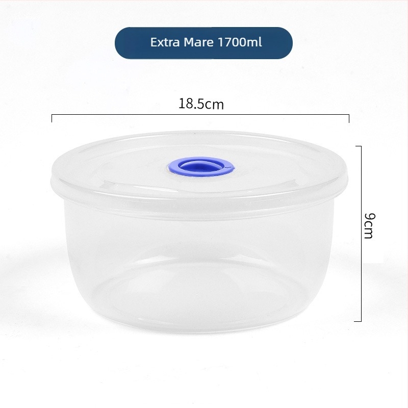 Cutie de prânz pentru microunde, rotundă, patru compartimente, PP material