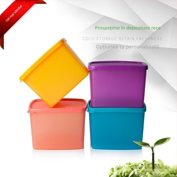 Cutie de depozitare alimentară sigilată din polipropilenă — portabilă, rezistentă la temperaturi înalte, pentru fructe și legume