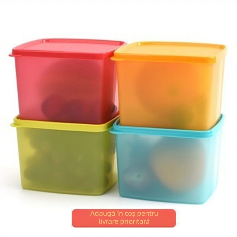 Cutie de depozitare alimentară sigilată din polipropilenă — portabilă, rezistentă la temperaturi înalte, pentru fructe și legume