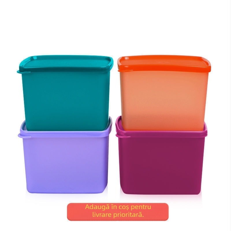 Cutie de depozitare alimentară sigilată din polipropilenă — portabilă, rezistentă la temperaturi înalte, pentru fructe și legume