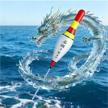 Plută verticală de drift – Shilu, Material Nano, Înaltă sensibilitate, Plut scurt cu coadă groasă, Model cu aspect pietros