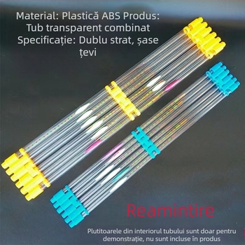 Tubă pliabilă de depozitare pentru pluturi de pescuit, design îngroșat și robust, lungime extinsă, tub transparent — Qianfeihai, PVC