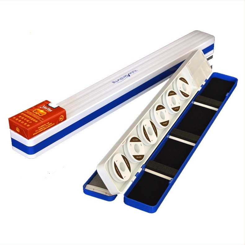 Hongchuan Cutie cu trei straturi pentru linia principală și linia secundară – cutie din plastic ultra-îngustă pentru accesorii de pescuit