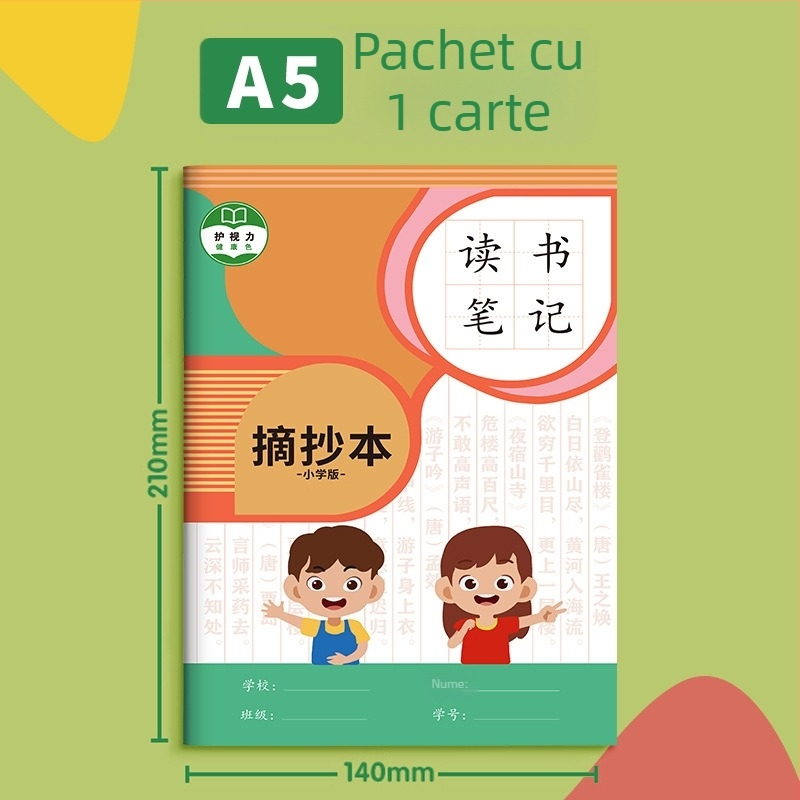 Caiet, brand Gold branches and leaves, copertă din hârtie, pagini interioare Dowling paper, 64 de pagini