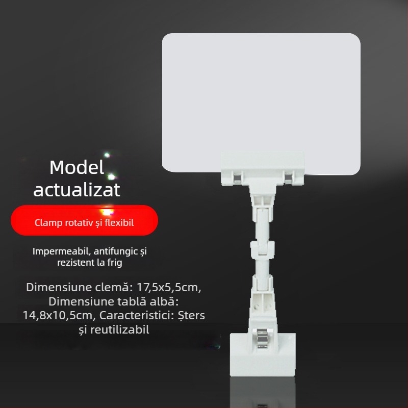 Panou PVC pentru etichete de preț, impermeabil și șters, pentru legume proaspete (preț scris de mână)