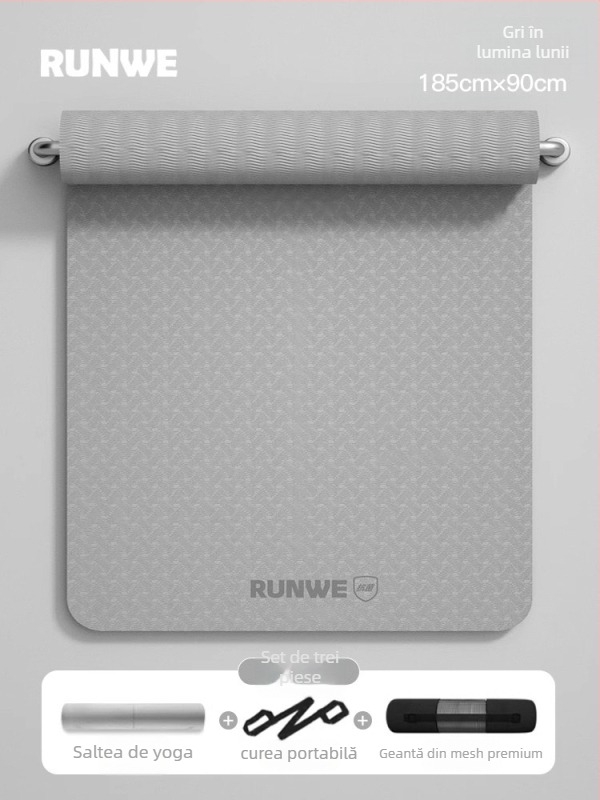 Covoraș de yoga, material TPE, grosime 8