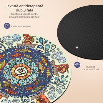 Nagoudi Covoraș Yoga — Cauciuc, Grosime 1/3/5 mm, Greutate 500 g, Personalizare procesare, Origine Hangzhou