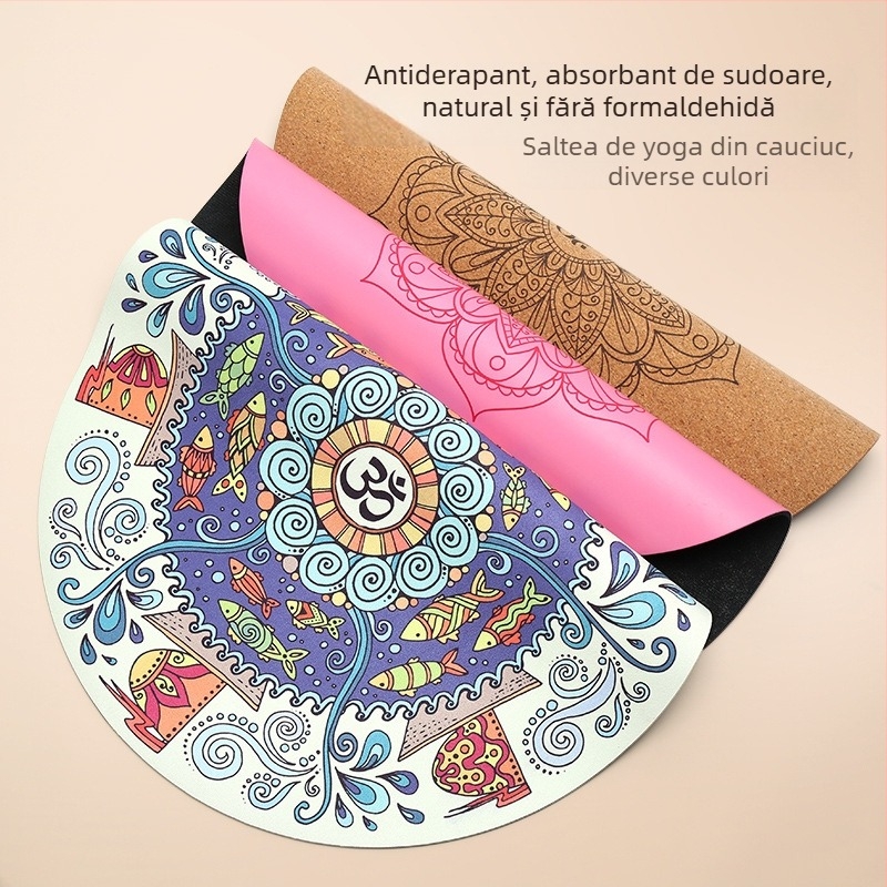 Nagoudi Covoraș Yoga — Cauciuc, Grosime 1/3/5 mm, Greutate 500 g, Personalizare procesare, Origine Hangzhou