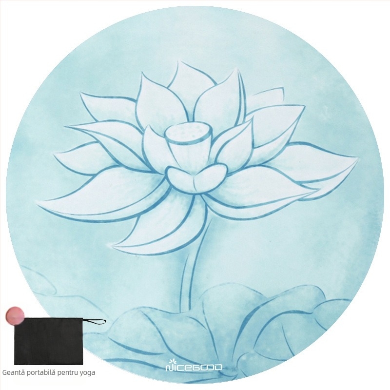 Nagoudi Covoraș Yoga — Cauciuc, Grosime 1/3/5 mm, Greutate 500 g, Personalizare procesare, Origine Hangzhou