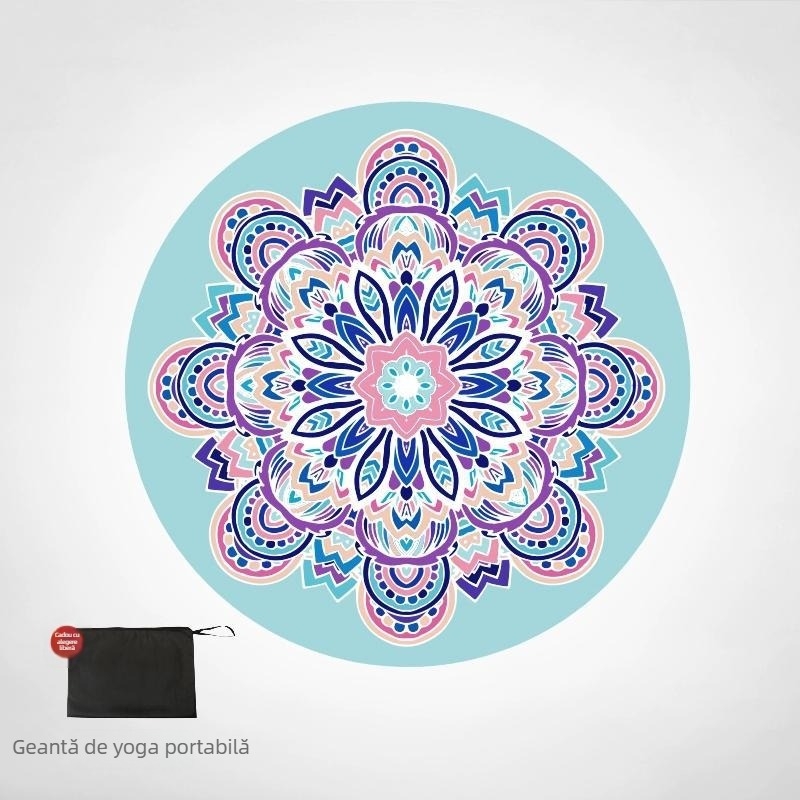 Nagoudi Covoraș Yoga — Cauciuc, Grosime 1/3/5 mm, Greutate 500 g, Personalizare procesare, Origine Hangzhou