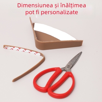 Protector pentru colțul mesei pentru copii - silicon, în formă de ventilator, set 200 bucăți, cod de bare 5000
