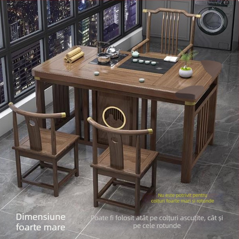 Protector pentru colțul mesei pentru copii - silicon, în formă de ventilator, set 200 bucăți, cod de bare 5000