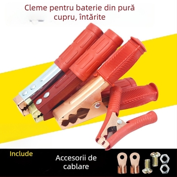 Clip pentru baterie auto cu fir de aprindere și cap cupru, cablu de conectare la baterie (Model: Default Item; Brand: Other; Domeniu de aplicație: Motoare mici)