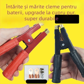 Clip pentru baterie auto cu fir de aprindere și cap cupru, cablu de conectare la baterie (Model: Default Item; Brand: Other; Domeniu de aplicație: Motoare mici)