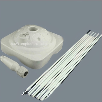 Arc de baloane din tijă din fibră de sticlă – plastic, ambalare carton, utilizare: nuntă, personalizare disponibilă, fără import