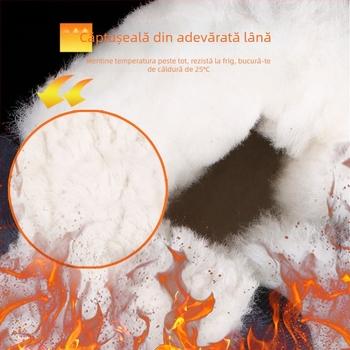 Ghete de iarnă înalte pentru exterior, unisex, material poliester; potrivite pentru adulți, copii și persoane în vârstă; pentru sporturi pe gheață și zăpadă, drumeții și camping, provocări extreme