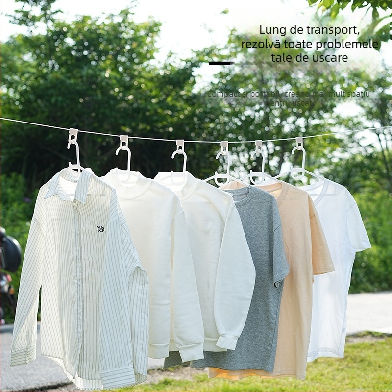 Sfoară de uscare din plastic, retractabilă, pentru exterior, pentru pilote