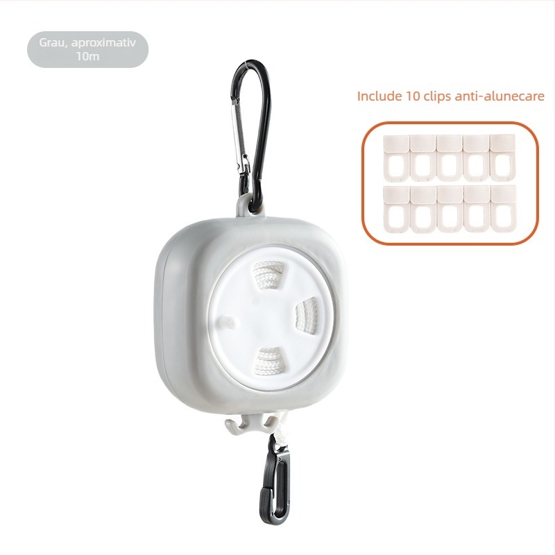 Sfoară de uscare din plastic, retractabilă, pentru exterior, pentru pilote